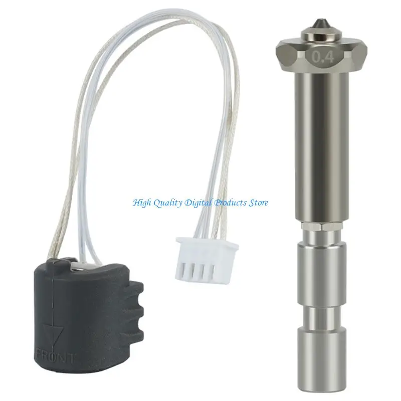 U2JE Precisions Heaters Block With Steel Nozzle for 3 3D Printer Extruder