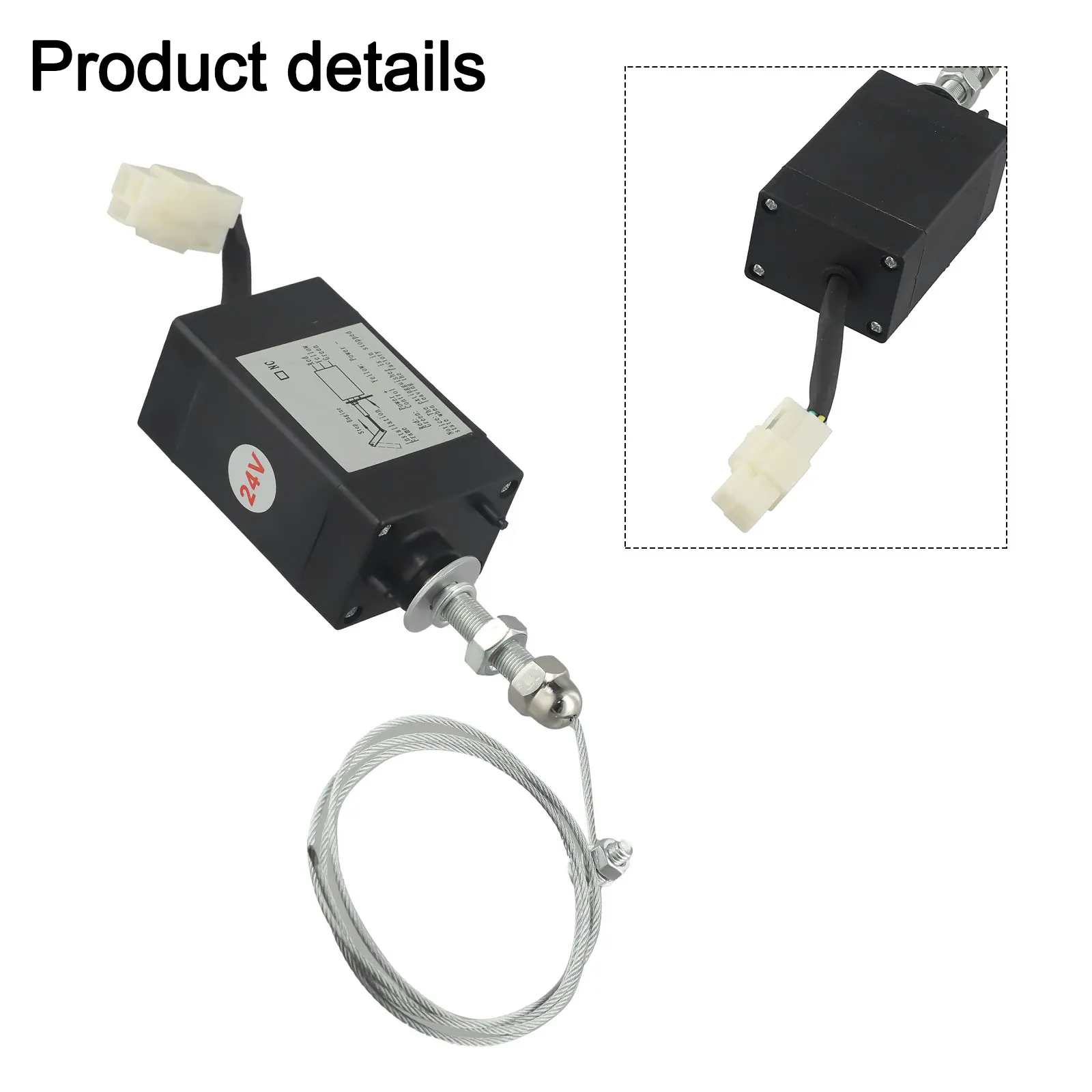 Flameout Device Open Stop Controller Built-in Protection Switch Compact Design High-strength Steel Wire Long Service Life