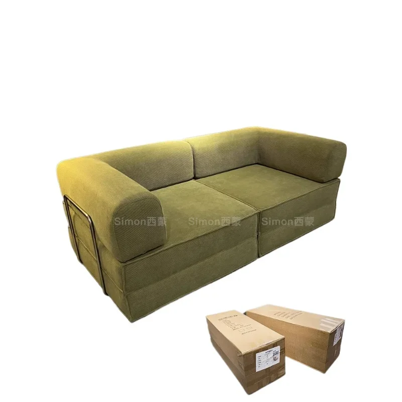 CompressionSofa Full sponge folding sofa bed Small apartment sofa