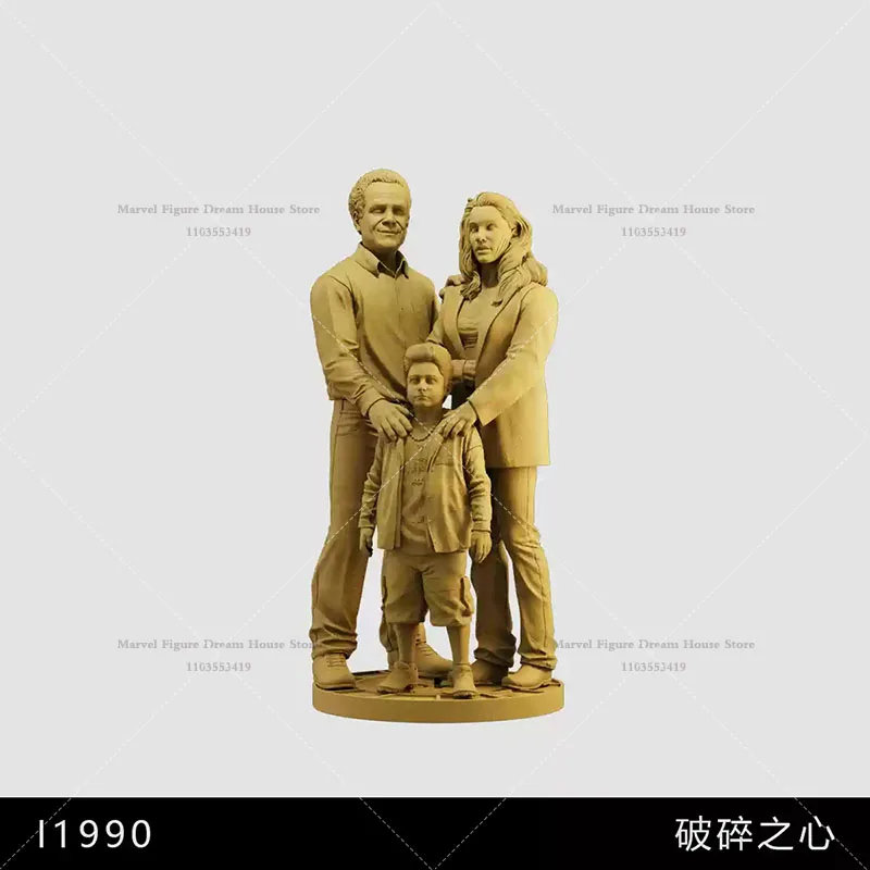 1/64 1/43 1/35 Miniaturszene Puppe Schlaghammer Tolles Kind Dire Mutter Pilgerin Torso Unpanited Weiße Minifigur