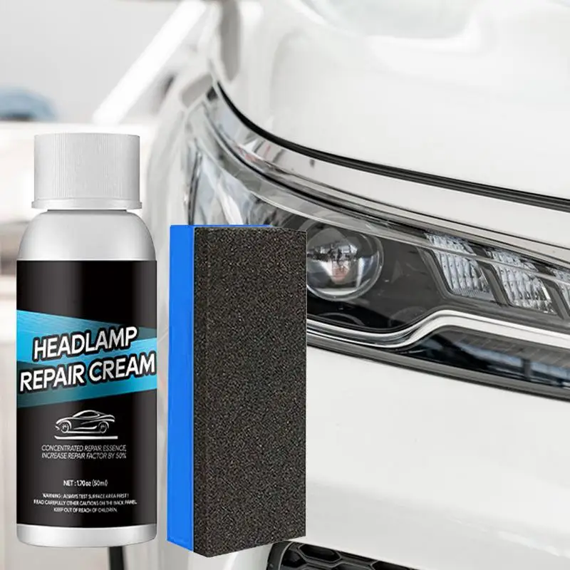 

Cloudy Headlight Restoration Efficient Gentle Solution With UV Coating Clear Coat Safe Harmless Car Headlight Repair Fluid For