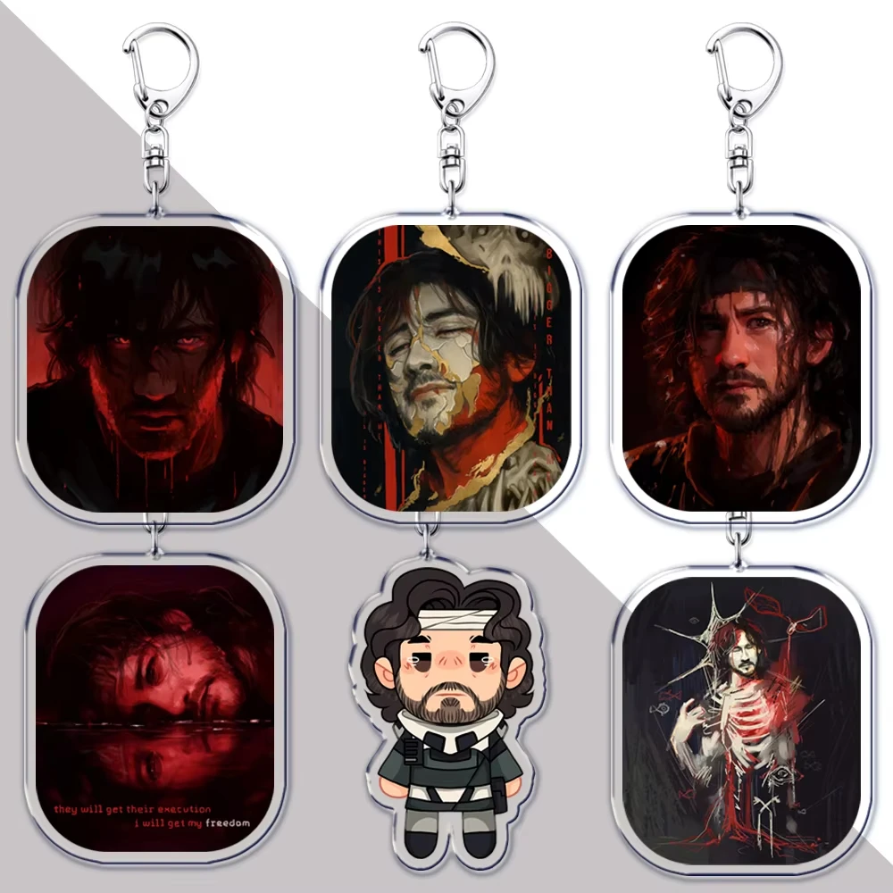 Hot Horror Film Iron Lung Keychains for Accessories Bag Game Movie Markiplier Key Chain Ring Fans Gifts Fans Frends Keyrings