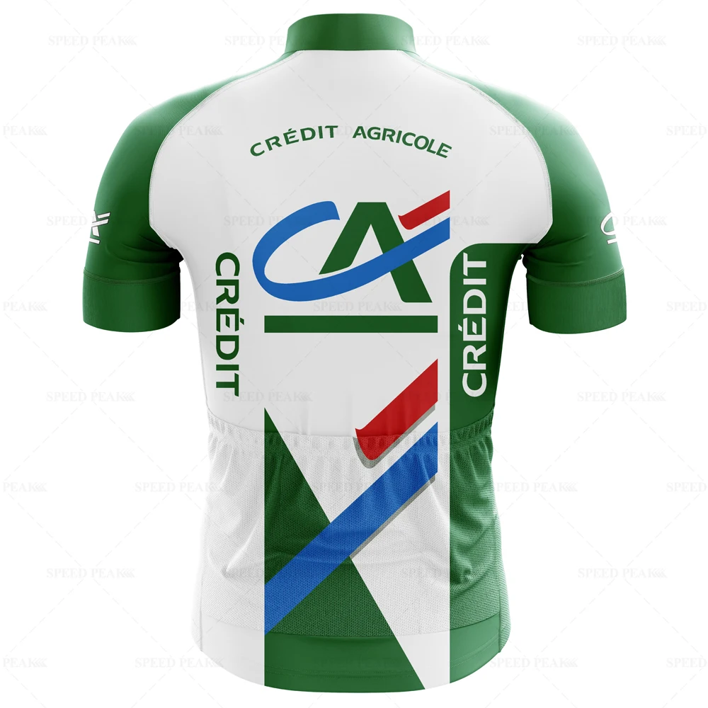 CA Cycling Jersey Men short sleeve Set Retro green Bib Short Sleeve  Bike Clothing Bicycle Summer Sportswear Triathlon