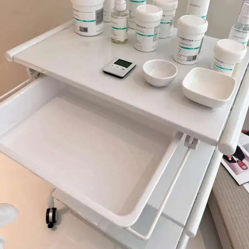 

Tattoo Tool Salon Trolley Utility Cleaning Storage Rolling Salon Trolley Medical Luxury Carrito Auxiliar Salon Furniture BL50ST