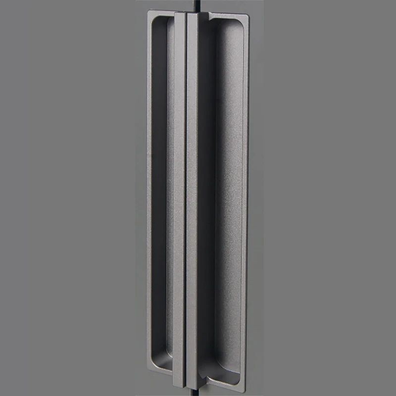 Aluminum Alloy Metal Opposite Door Handle Office Door Handle Cabinet High Quality Sliding Door Handle