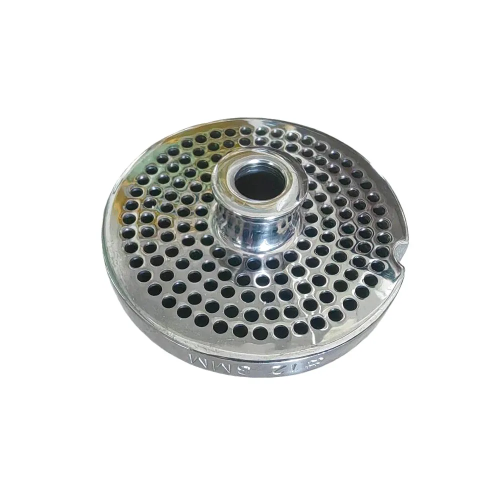 No.12 69mm diameter Meat Grinder Parts Stainless Steel Convex Grate Porous Plate 3mm