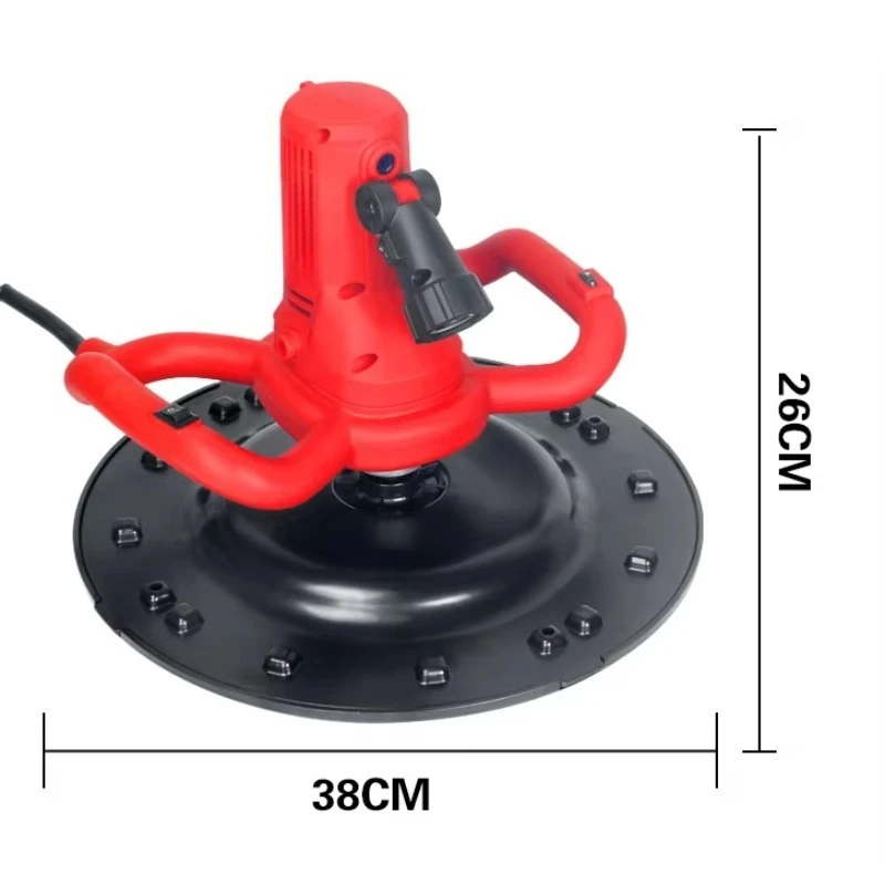 Handheld Electric Construction Power Trowel 1680W 220/110V Engine Cement Mortar Wall Putty Sander Floor Wall Polisher Short