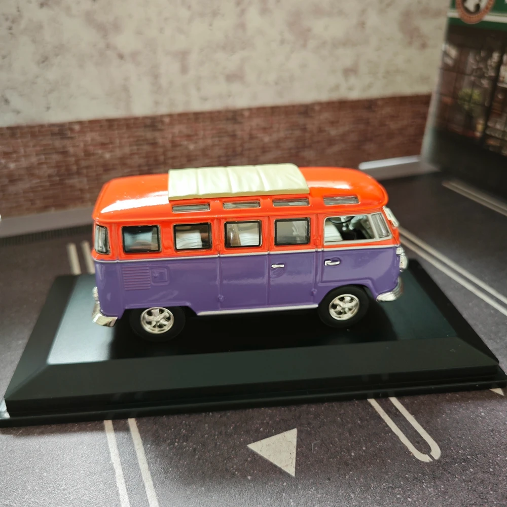 1:43 1962 volkswagen microbus model car bus  Alloy Model Collection Display Static Decoration