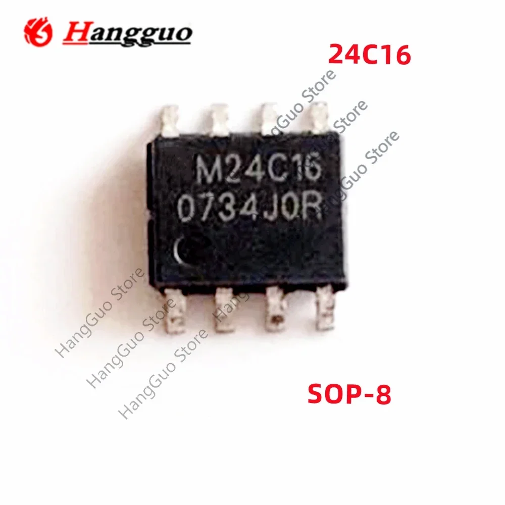 10 Teile/los Marke neue Original FM24C16 24C16 AT24C16 AT24C16N AT24C16AN SOP8 TSSOP8 IC Chip