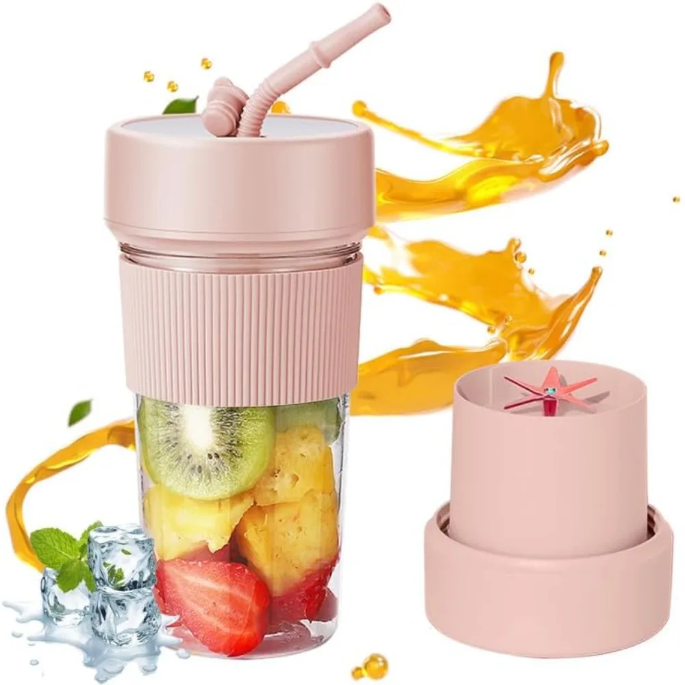 11.83 OZ BPA-Free Personal Blender,With USB Charging, Type-c Charging Port,Makes Smoothies and Shakes Creamy