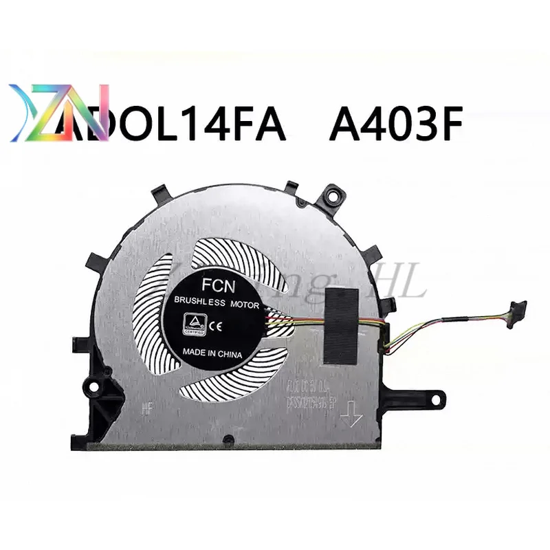 Cooling fan for ASUS Vivobook 14 A-series ADOL14F ADOL14FA A403F S403