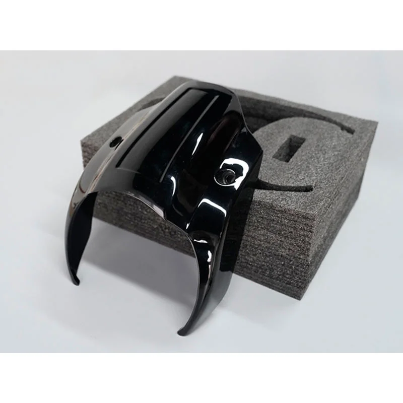 

New ABS Front Fairing with Headlamp Cap ，Black Motorcycle Modification Parts