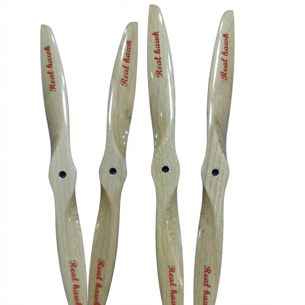Beech Wood Propeller for Nitro Gas Engine RC Airplane 26x8 to 26x16 High Efficiency Balanced - view 4