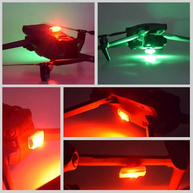 ABFN-Mini Drone Strobe Light Night Flight Anti-Collision LED Lamp Accessory For DJI 4 Pro/NEO/MINI 4K/4 PRO — zdjęcie produktu 6
