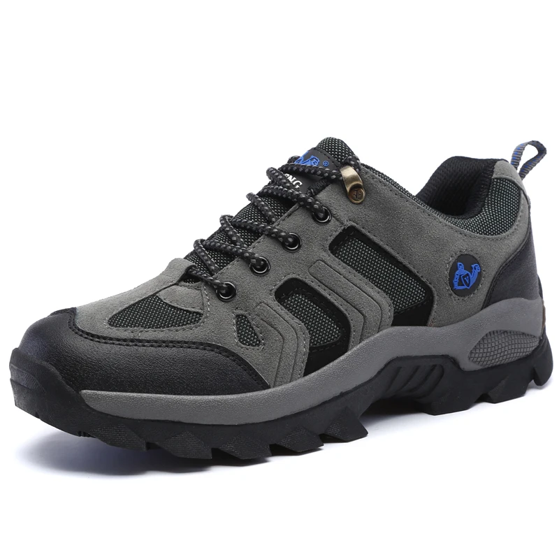Large Size Men's Hiking Shoes Suede Upper Outdoor Boots Men's women's casual shoes Casual Lightweight Comfortable Walking Shoes