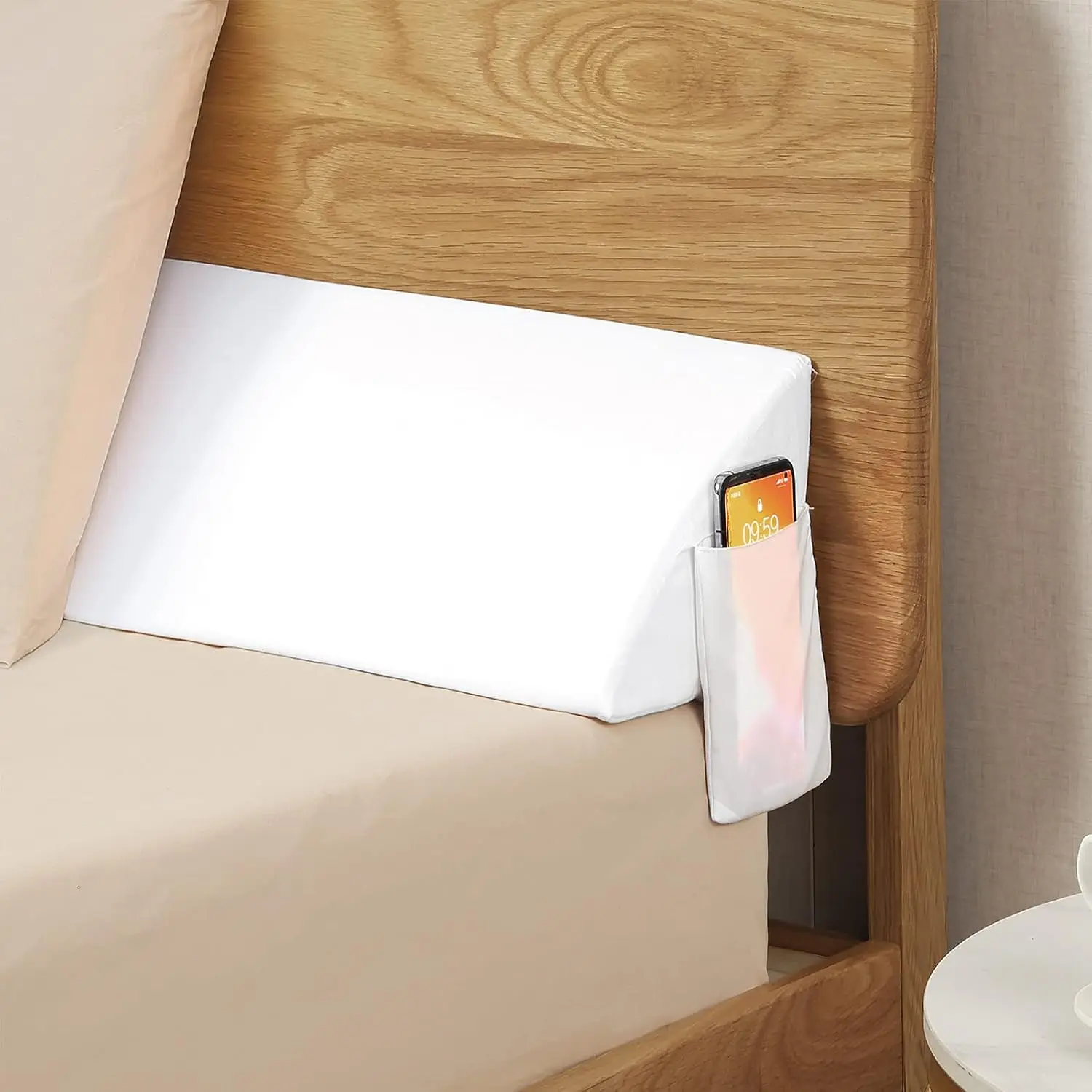 

Twin Bed Wedge Pillow For Headboard/Wedge Pillow Headboard/Bed Gap Filler/Headboard Pillow,Pillow Wedge For Headboard Gap
