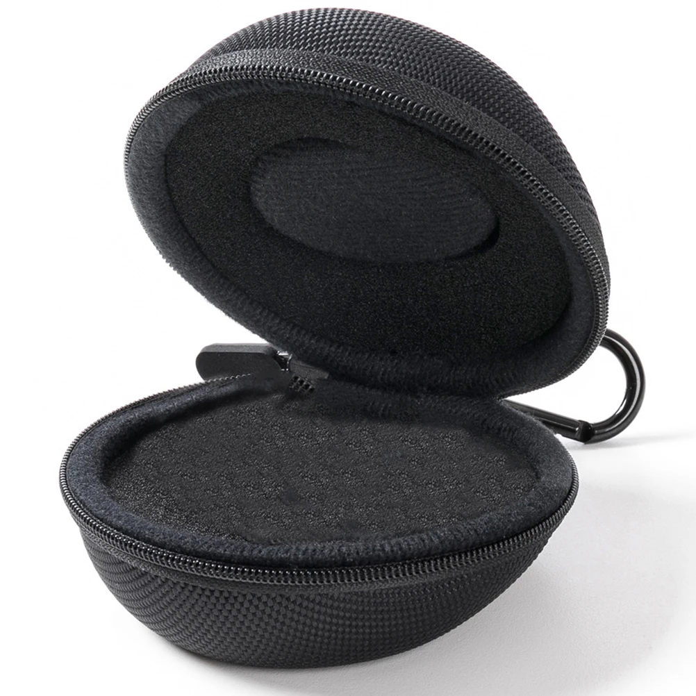 

Smart Watch Pouch Travel Wristwatch Case Zipper Protective Box Single Round Holder Impact-Absorbing Foam Easy Install