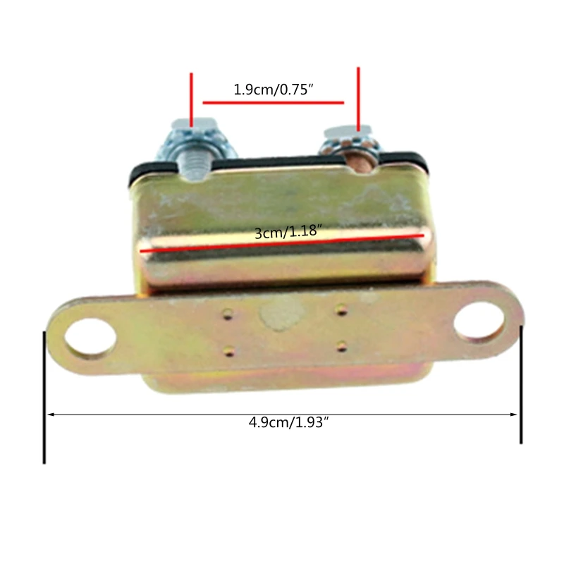 Auto Reset Circuit Breaker 20/30/40/50AMP 12V Fuse Dual Battery for Car Caravan Boat Battery Overcurrent Protector Auto Recovery