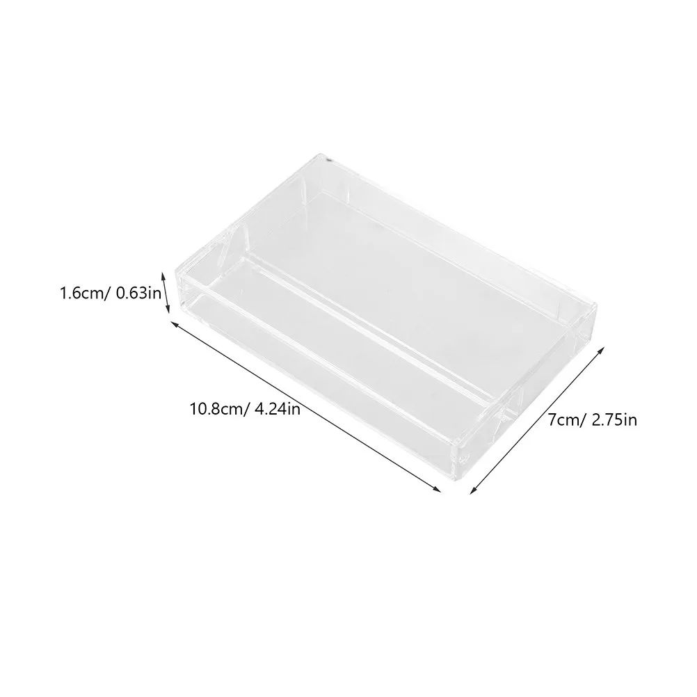 Cd Case Disc Storage Dvd Organizer Holder Portable Halloween Christmas Cassette Tape Box Storage Cassette Tape Case Storage 4PCS