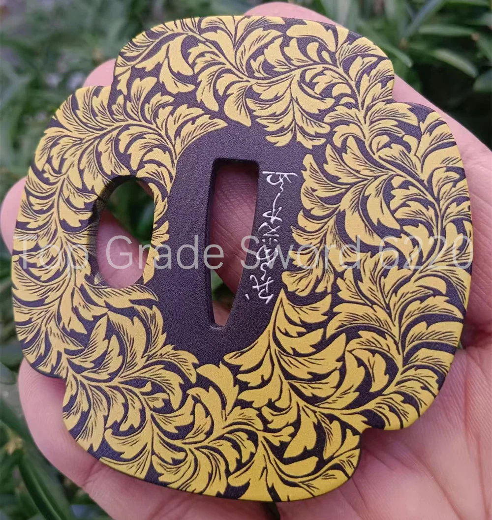 Unique Tsuba Handguard Guard Steel Iron Material For Japanese Real Japan Samurai Katana Sword Fittings Accessory Parts Nice