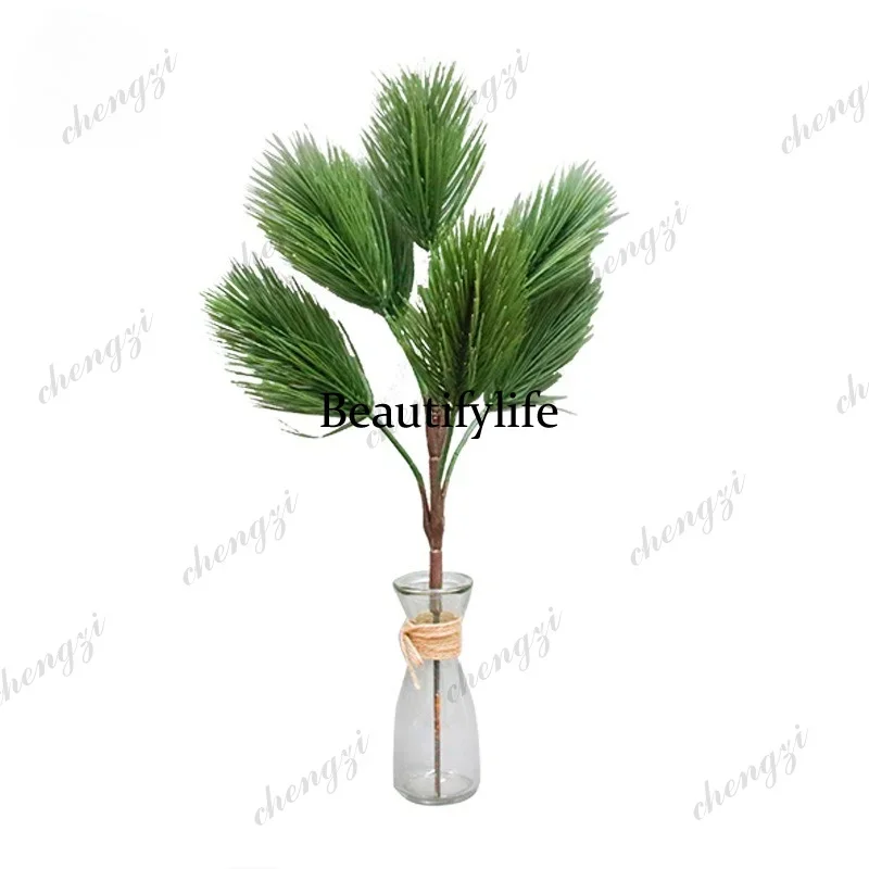 03 artificial pine outdoor decoration large artificial tree flame retardant pine and cypress branches anti-UV artificial tree