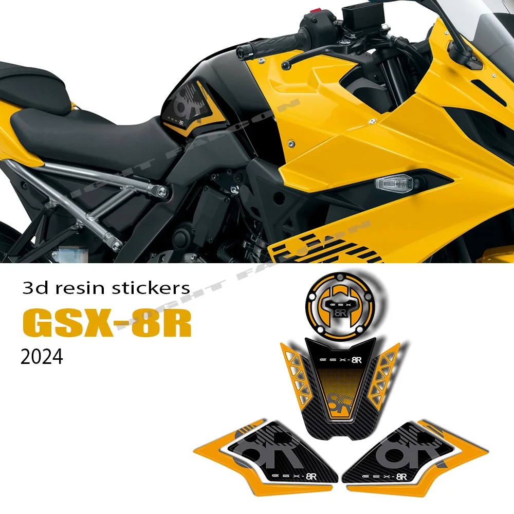 

2024 GSX8R Motorcycle Accessories 3D Epoxy Resin Sticker Protection Decal Stickers Kit for GSX 8R GSX-8R 2024-