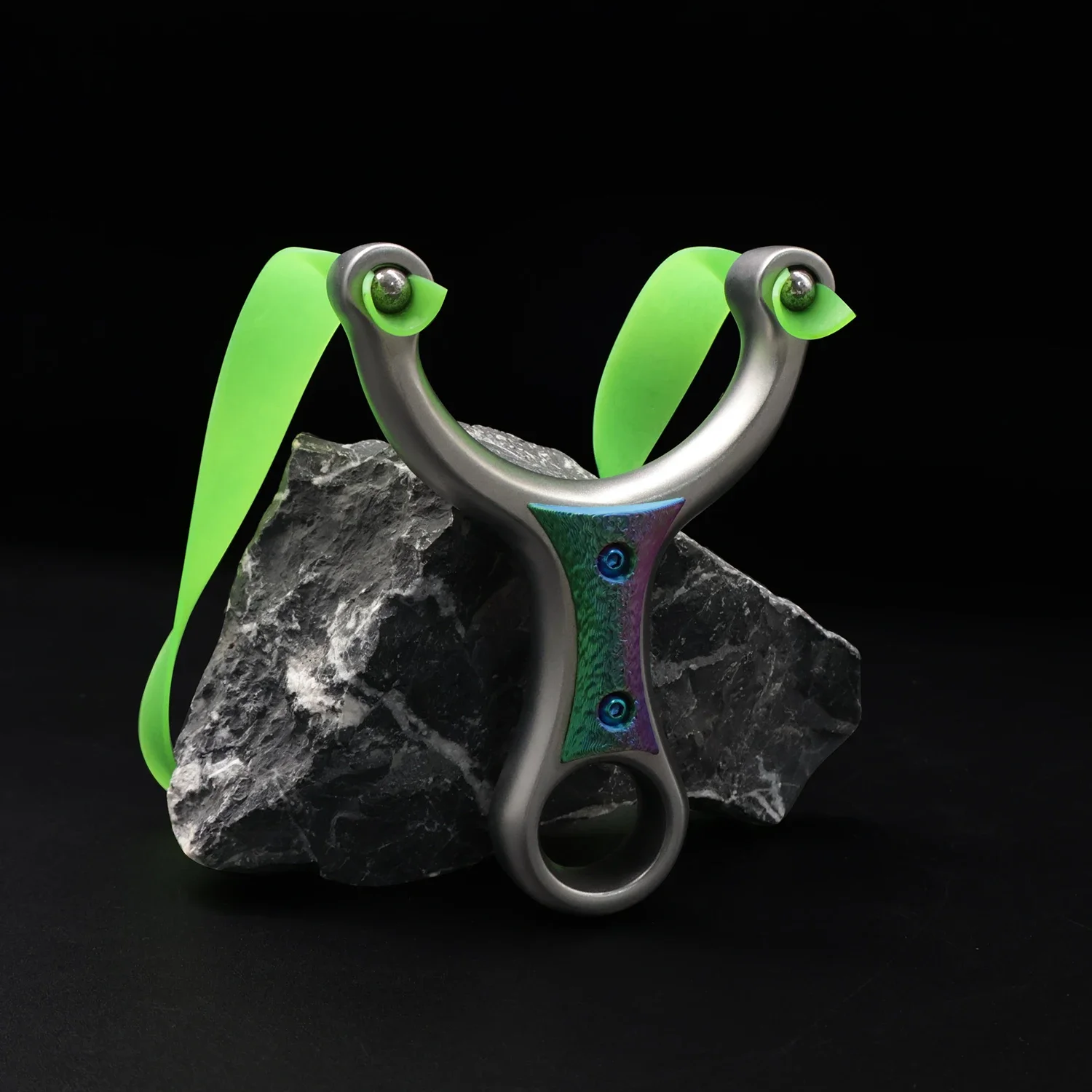 

603 Stainless Steel High-Quality Colorful Slingshot Outdoor Recreation Target Practice Tool Metal Fork