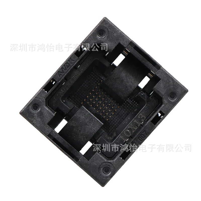 BGA64-1.0 (10 * 13) mm down-pressing shrapnel test seat custom test seat aging fixture socket burning
