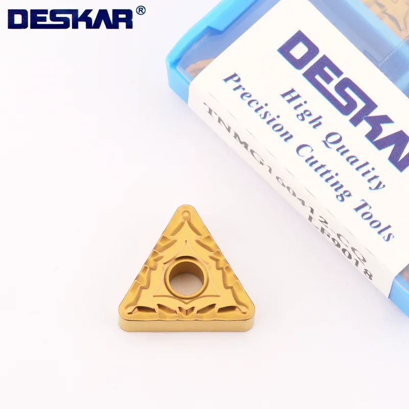 

deskar inserts TNMG160404 TNMG160408 TNMG160412 LF9018 TNMG CQ carbide blade turning tools lath Machining of steel