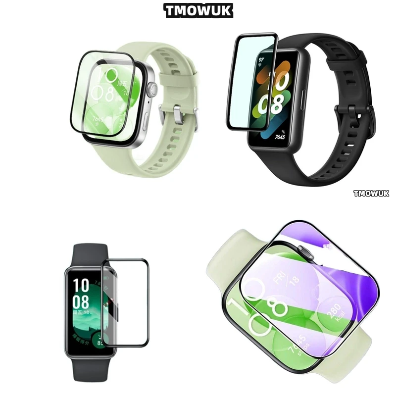 

For Huawei Band 6 7 8 9 10 B6 B7 Watch D2 Fit 3 4 Pro Special Edition - High - Clarity Anti - Fingerprint Soft Screen Protective