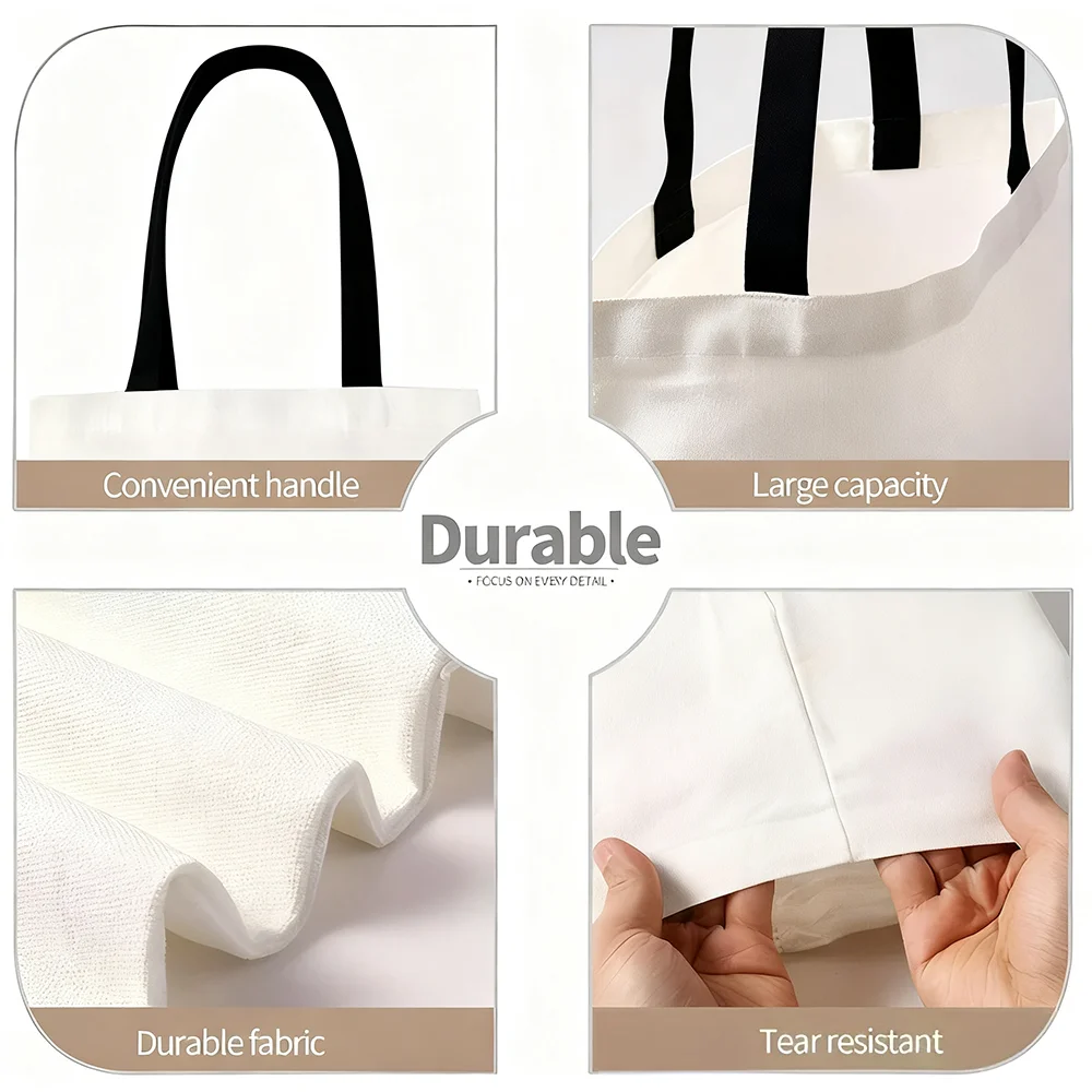 Trendige Denim Religion Aufbewahrungstaschen Canvas-Tragetasche - Festliche Große Handtasche für Picknick, Reisen und Einkaufen – Detail 5