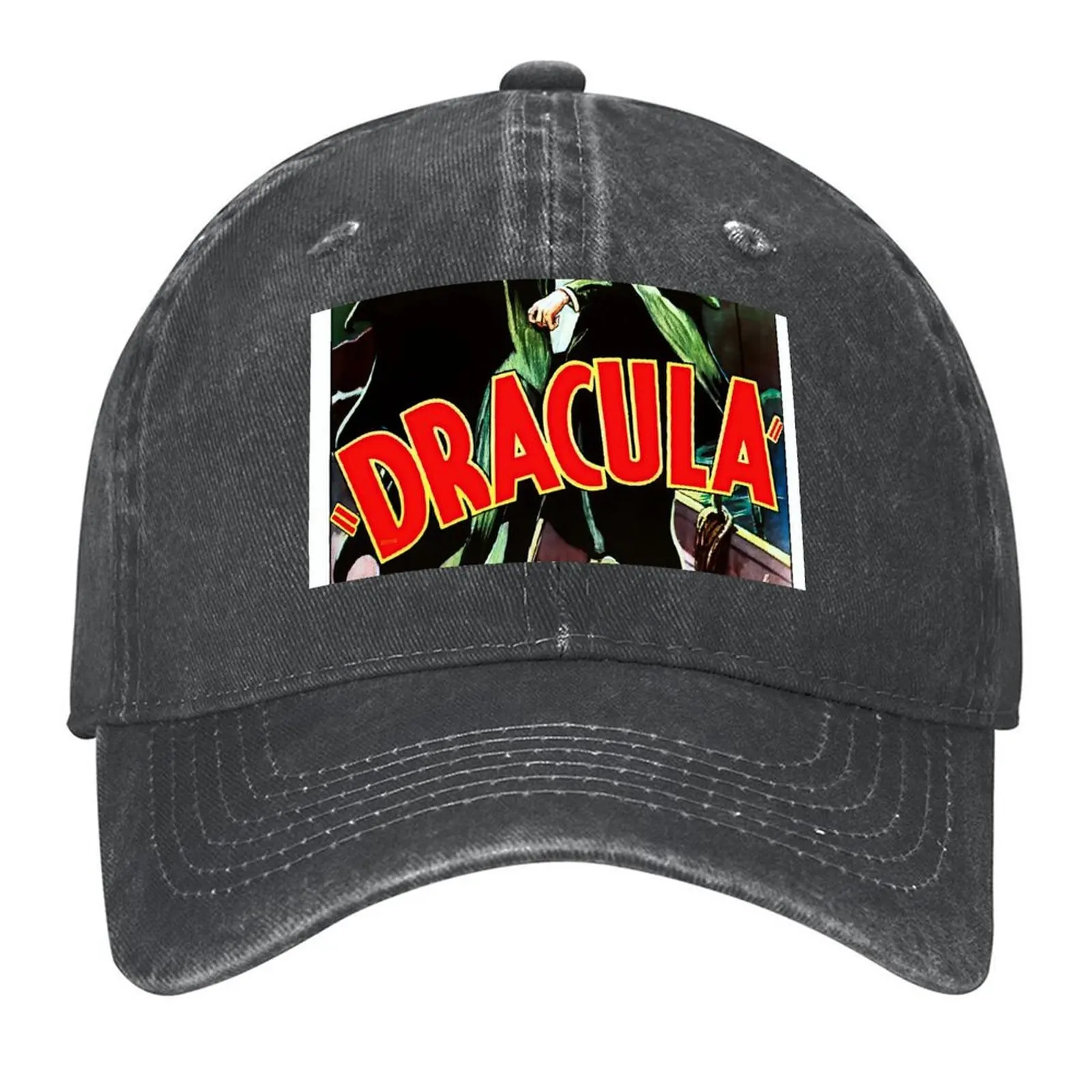 

Digitally Restored Original Dracula Movie Poster with Bela Lugosi Baseball Cap beach hat Snapback Cap derby hat Woman Men's