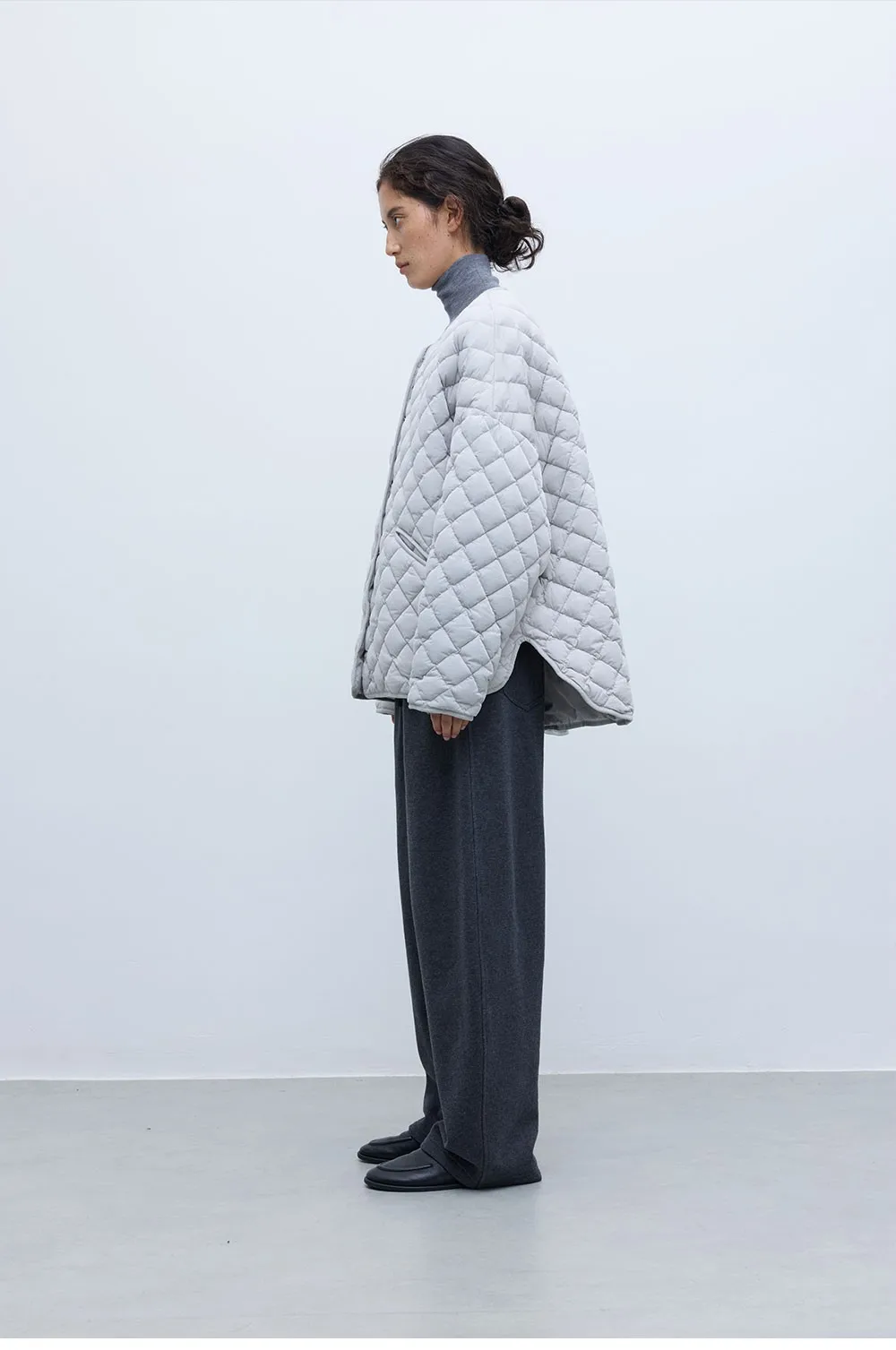 Large-Scale Turtle Back Style 90% White Duck down Lightweight Classic Quilted Pattern down Jacket 2025 Autumn Winter New Top