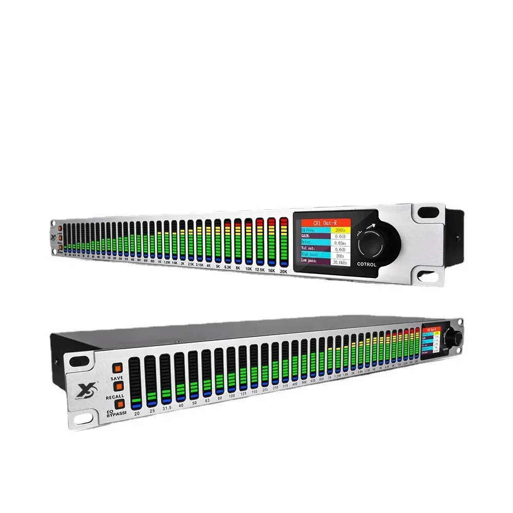 Heiße Verkäufe 31-Band LED Graphic Digital Equalizer Professionelles Audio mit PC-Steuerung