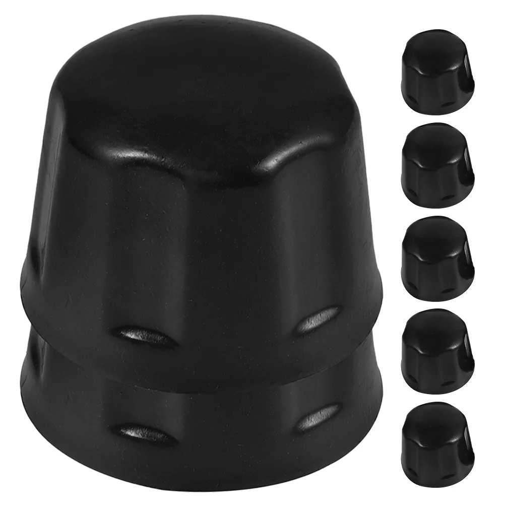 

7Pcs Rubber Dust Cover Caps Atv Wheel Hub Covers Durable Protective Caps for 110-250cc Off-Road Rim Wheel Replacement
