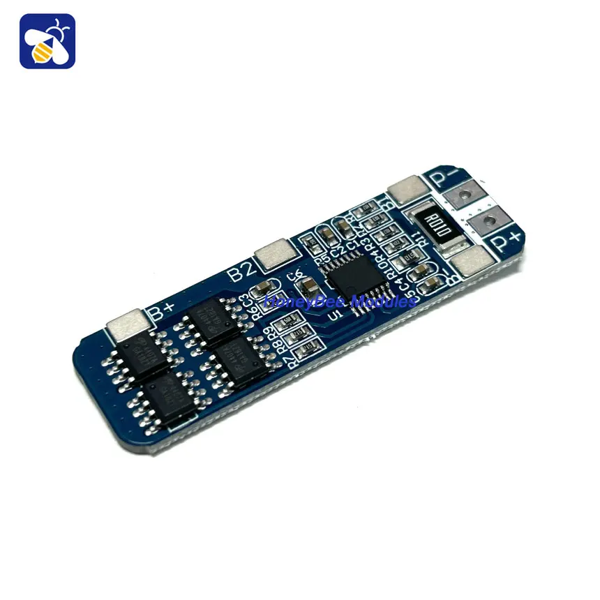 Lithium Battery Protection Board, Anti-sobrecarga, Overdischarge Peak, 10A Overcurrent Protection, 11.1V, 12.6V, 3 Series, 12V, 18650