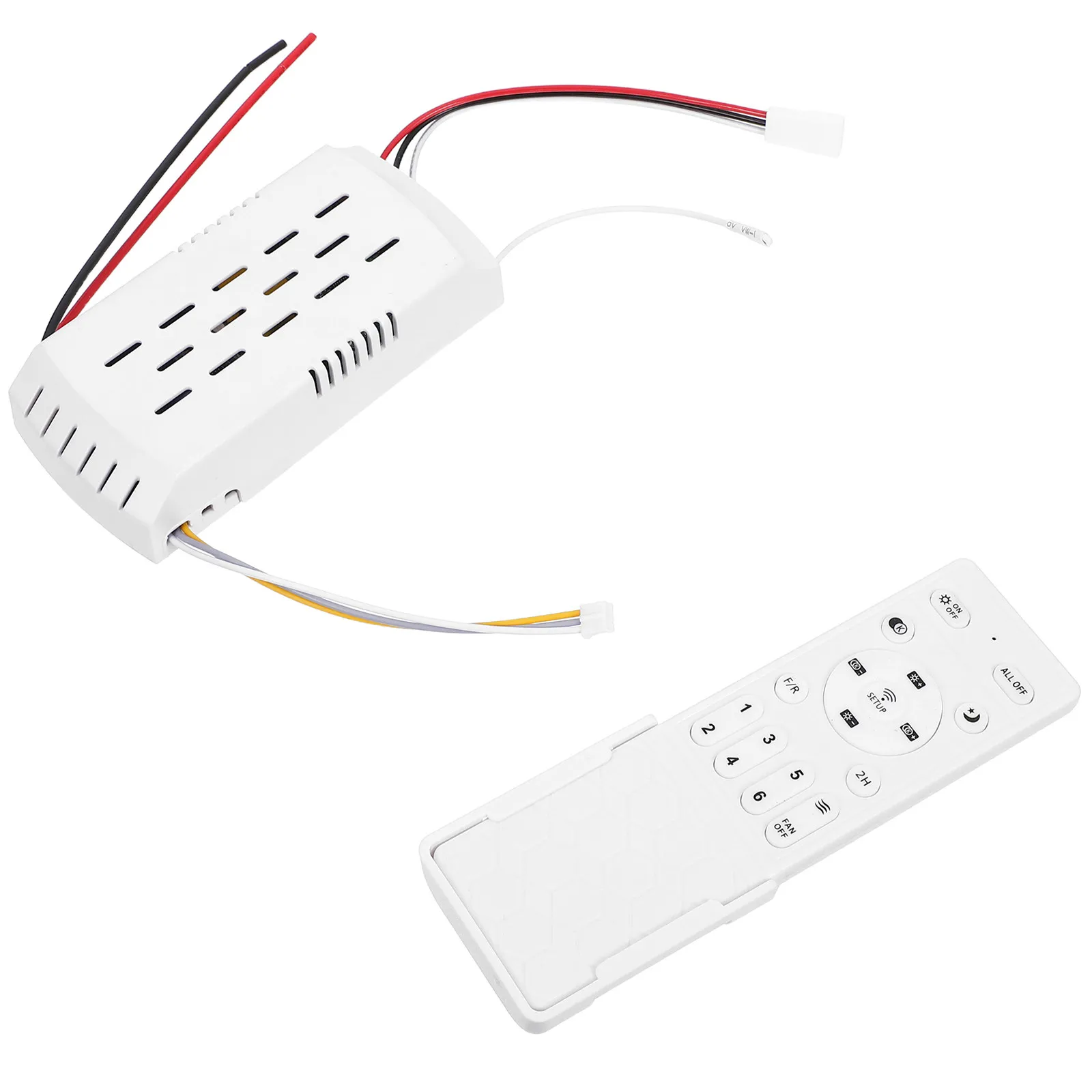 1Set Dc Motor Controller Ceiling Fan Wireless Remote Universal Adjustable Fan Speed Light Control for Bedroom Living Room