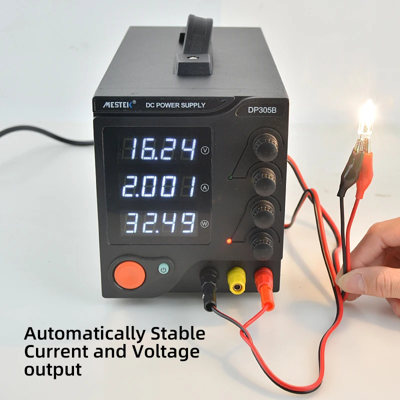 DP305B DC Power Supply Adjustable 4-Digit Display Mini Lab Power Supply Voltage Regulator Electronic Power Supply