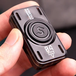 Magnetic Push Card Luminous Fidget Spinner Relieve Stress Reducing Pushing Plate Toys Antistresse Push Coin Spinning Top Gyro