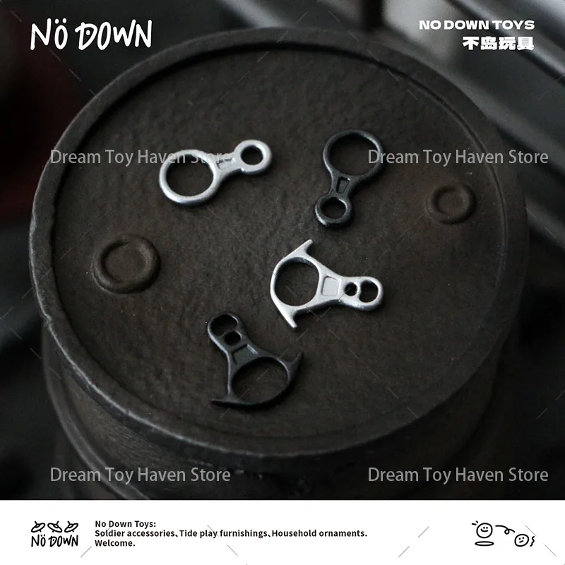 ห่วงคาราไบเนอร์ขนาด 1/12 / ห่วงแปดเหลี่ยม / ห่วงยึด อุปกรณ์เสริมทางยุทธวิธีสำหรับทหาร เหมาะสำหรับฟิกเกอร์แอคชั่นขนาด 6 นิ้ว