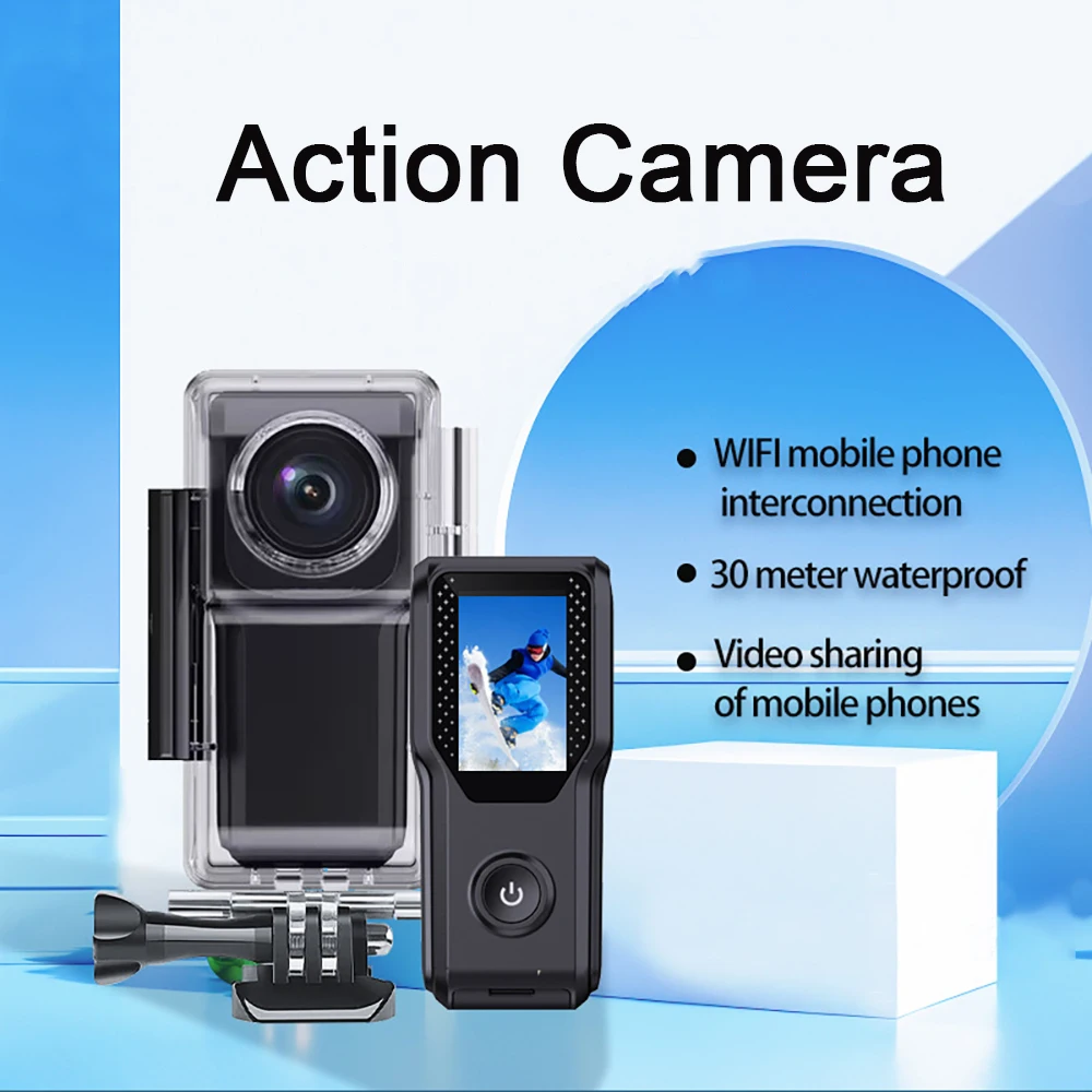

PD3 1080P Action Anti-shake Mini Thumb Camera WIFI Waterproof Outdoors Sport Diving Video Recorder Rechargeable Bike Camera