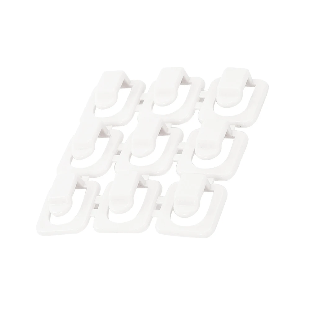 

18pcs Self-Adhesive Cable Clips Cord Management Organizer For Power Usb Audio Cords Wall Desktop Tidy Storage White