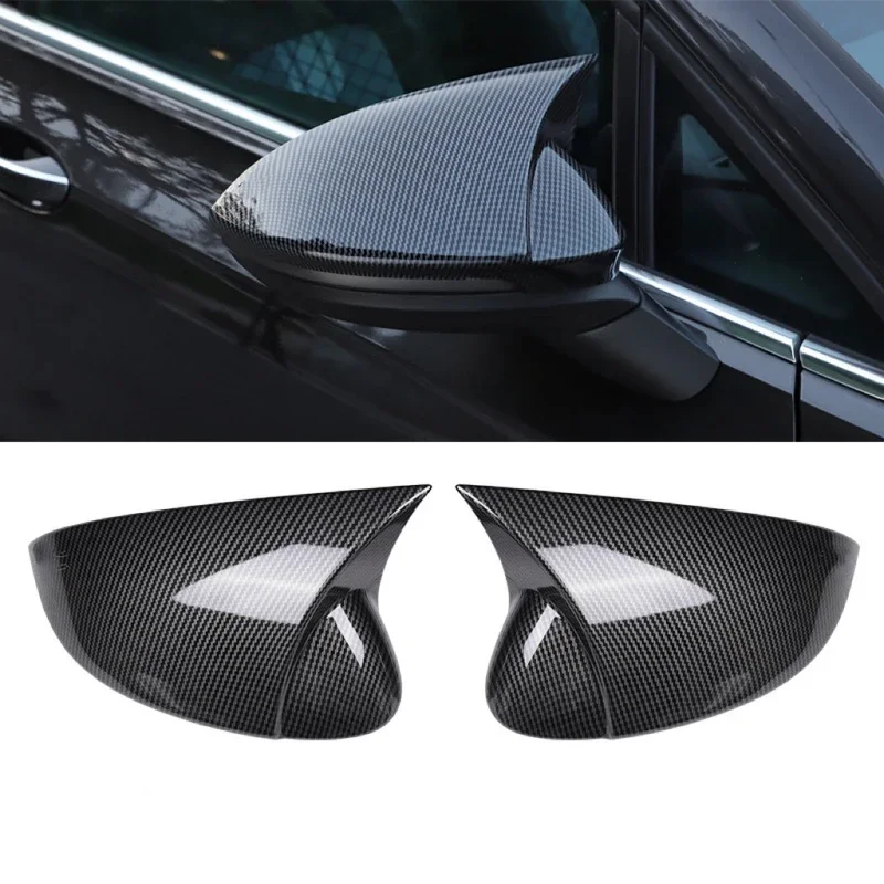 Rearview Mirror Cover Trim Side Mirror Cover Caps  For VW Volkswagen Golf 8 MK8 GTE GTD GTI R-Line 2020~2022 Auto Accessories