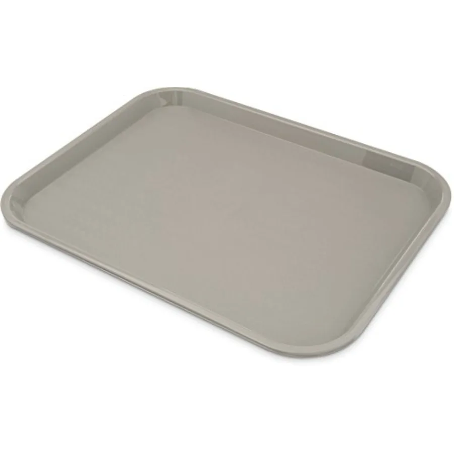 

Cafe Plastic Fast Food Tray 14" x 18" Gray Pack of 12