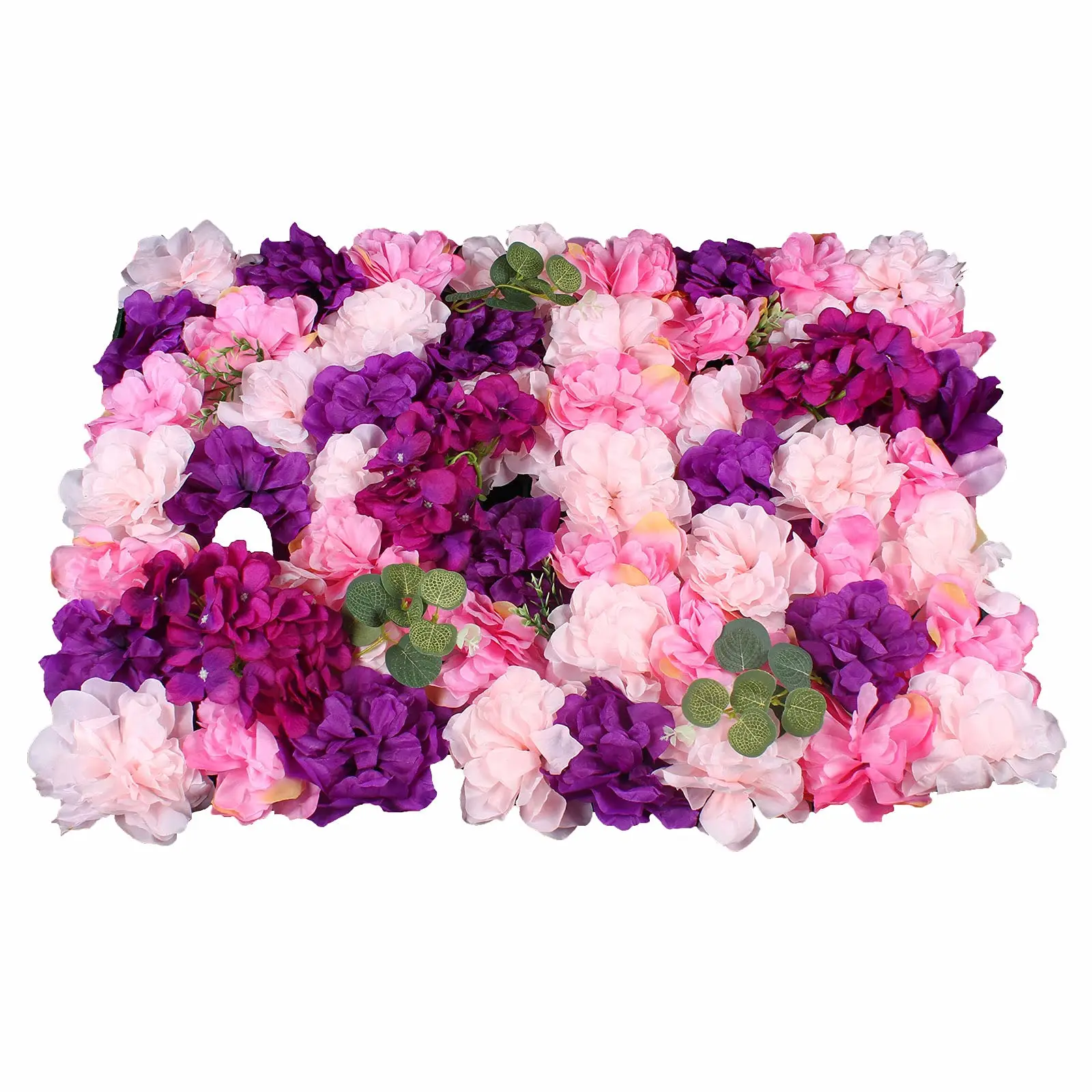 

6Pcs 23.62"x 15.74"x 0.79" Artificial Flower Wall Panels,Flower Wall Mat Silk Flower Panels for Outdoor Garden Backyard Fence Fe