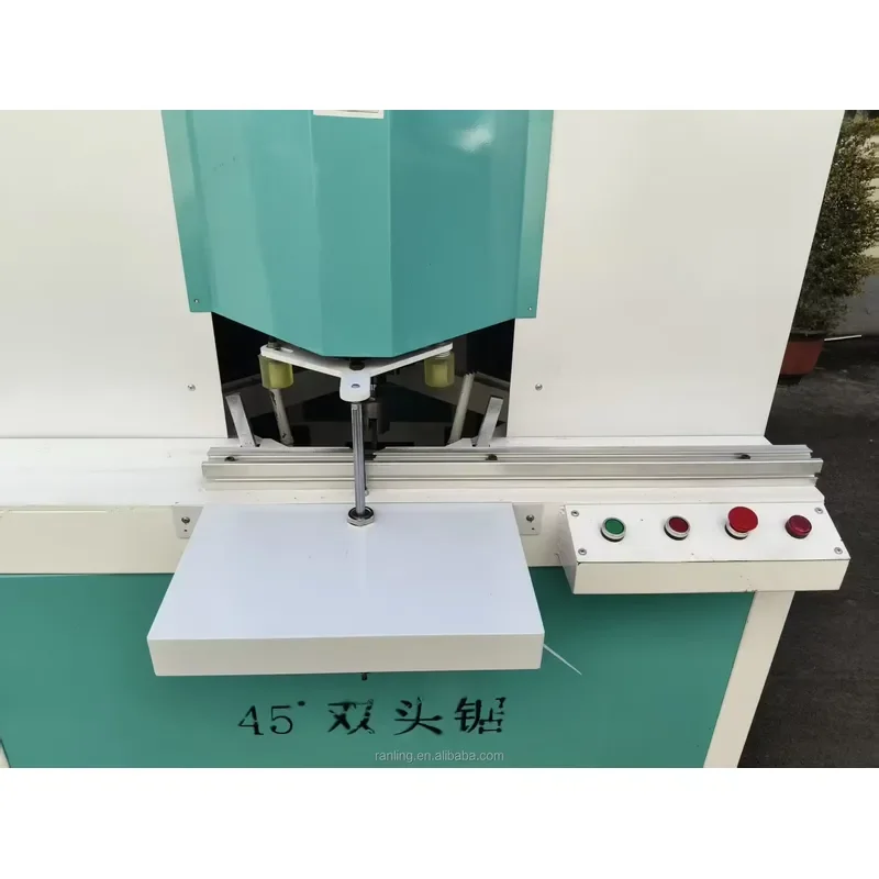 45 Degree Double Miter Saw Aluminum Window Door Corner Cutting Machine for Photo Frame Picture Frame Aluminum Pvc Wood