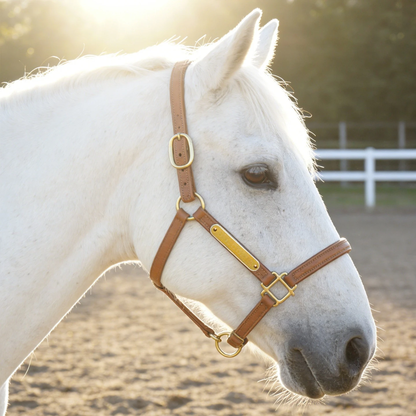 Equestrian Cowhide Bridle, Adjustable, Durable Harness, for Knights