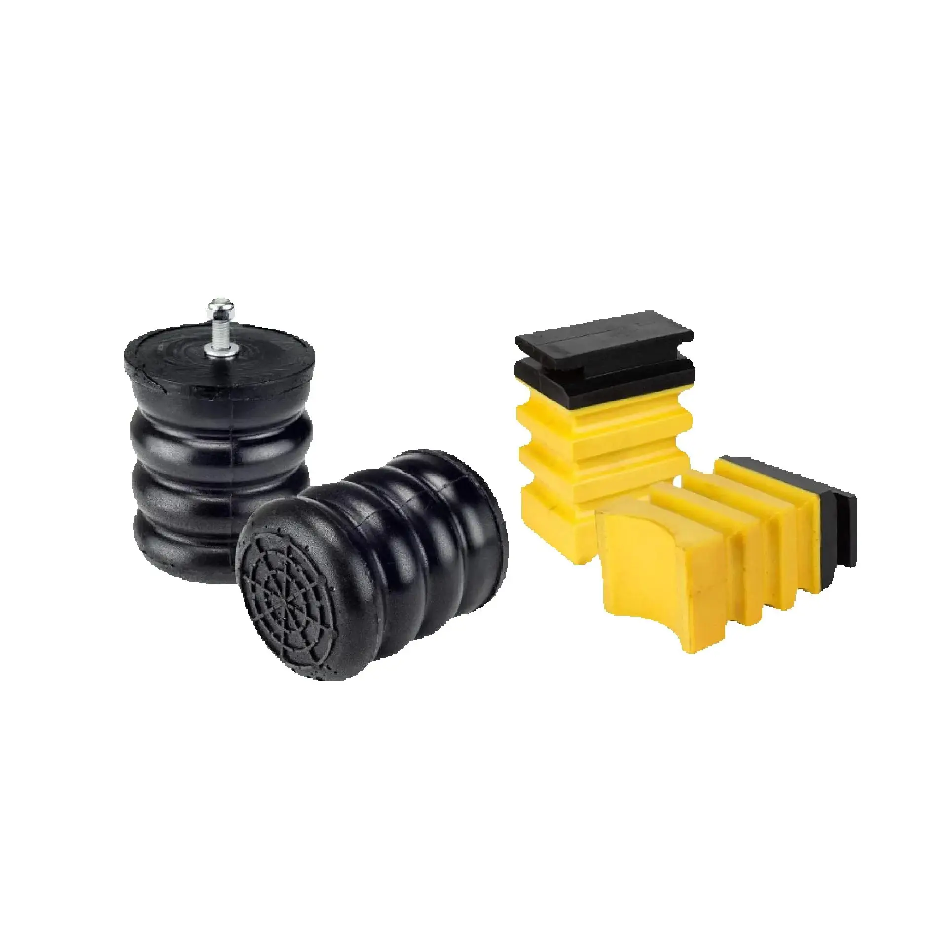 Ressort d'aide pneumatique avant et arrière pour Dodge Freightliner et Mercedes-Benz Sprinter 3500 2 pièces SSF-106-47 + 2 pièces SSR-338-54