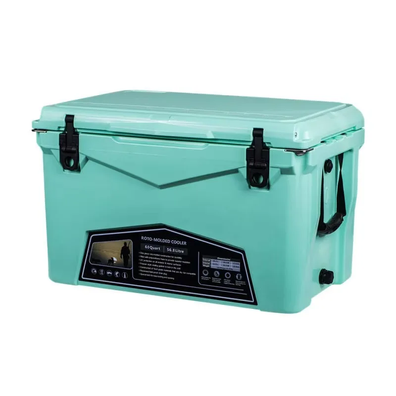 45L Customized Outdoor Hard Food Grade LLDPE Rotomolded Cooler Box Waterproof Design 5 Days Ice Retention Camping Fishing