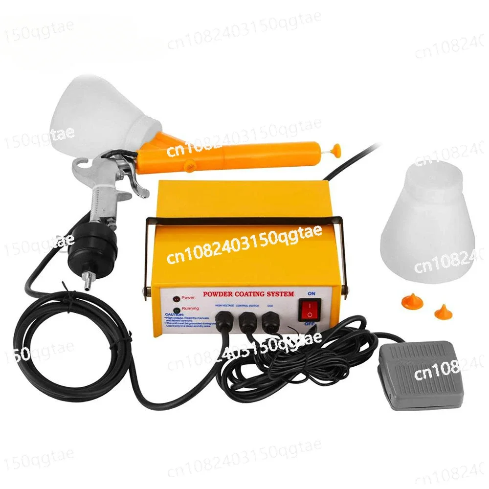 220V/110V  Portable Manual Spray Gun Electrostatic Spray Powder Coating Gun System